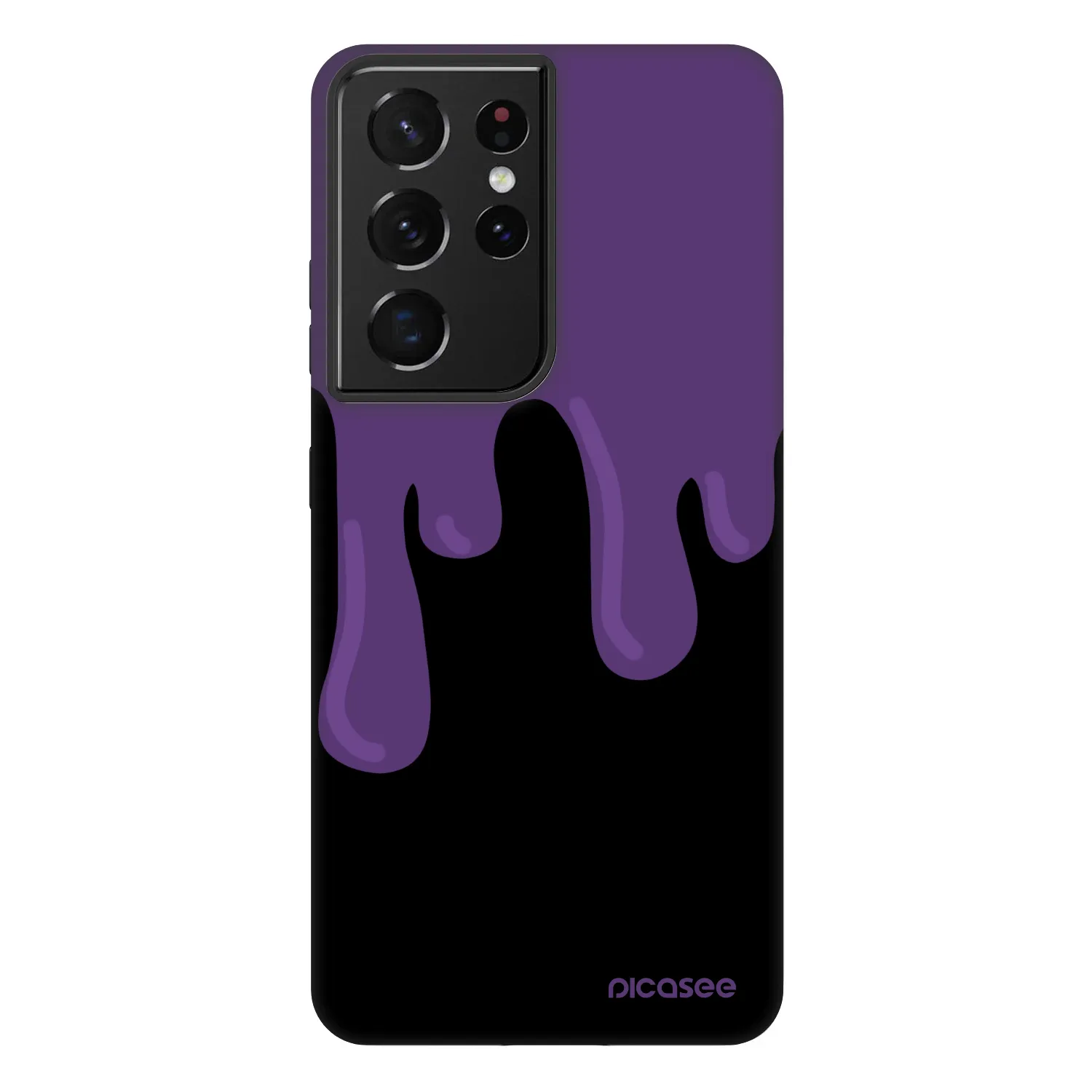 Picasee Fashion Case pre Samsung Galaxy S21 Ultra 5G G998B - Purple spooky