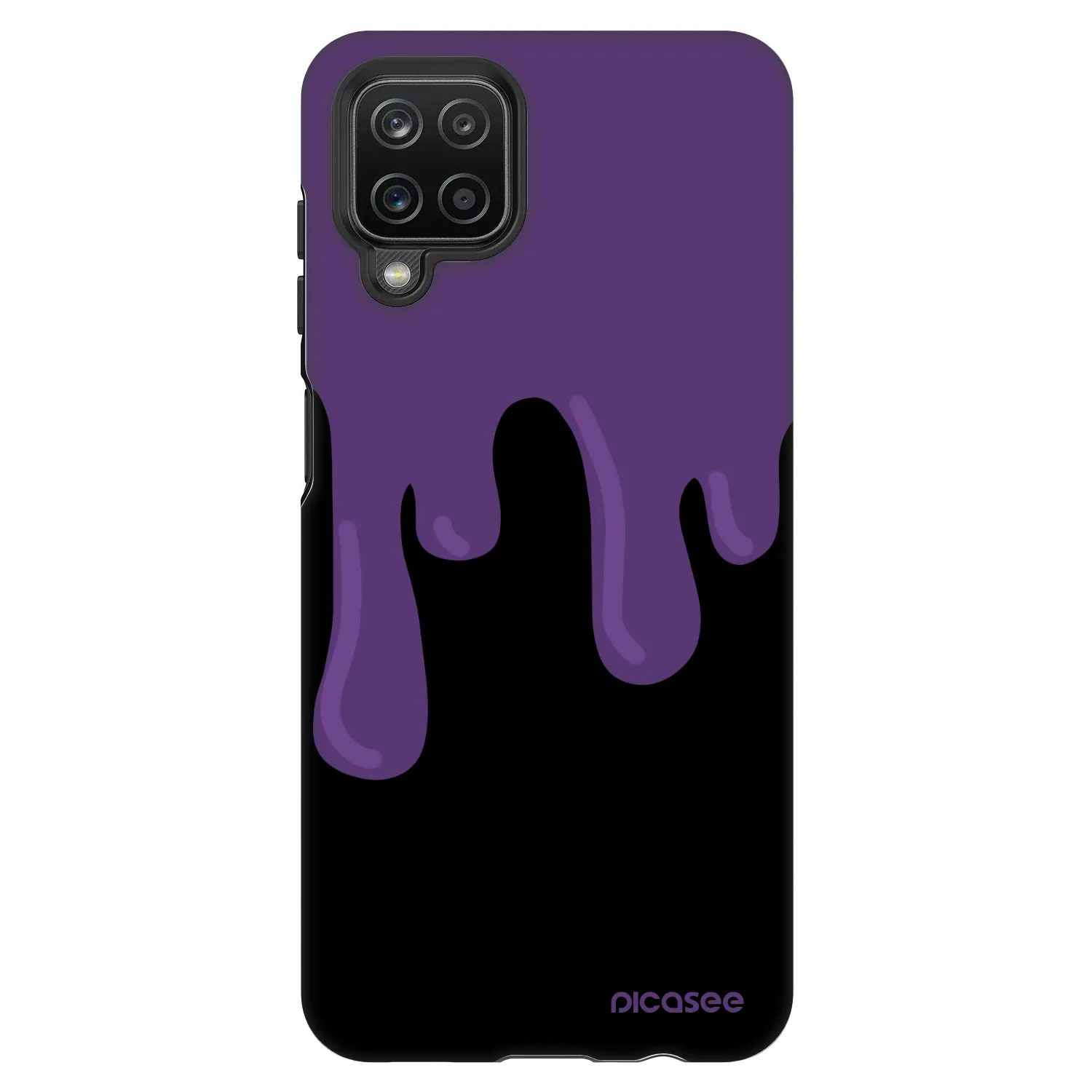 Picasee Fashion Case pre Samsung Galaxy A12 A125F - Purple spooky