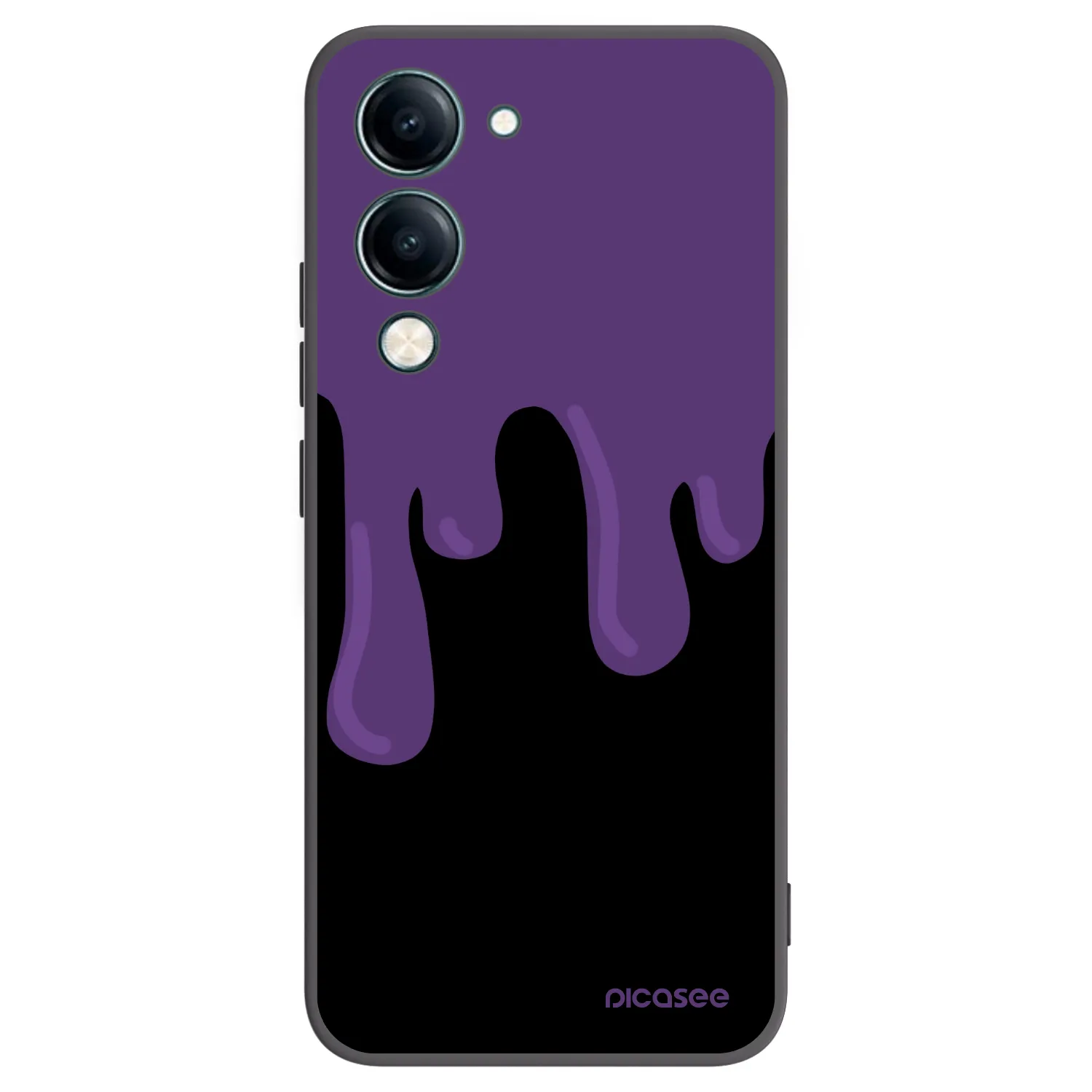 Picasee silikónový čierny obal pre Vivo Y29s 5G - Purple spooky