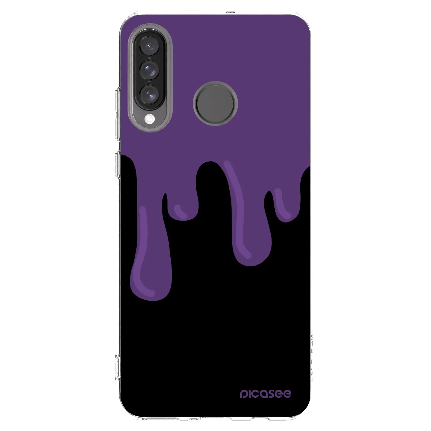 Picasee silikónový prehľadný obal pre Huawei P30 Lite - Purple spooky