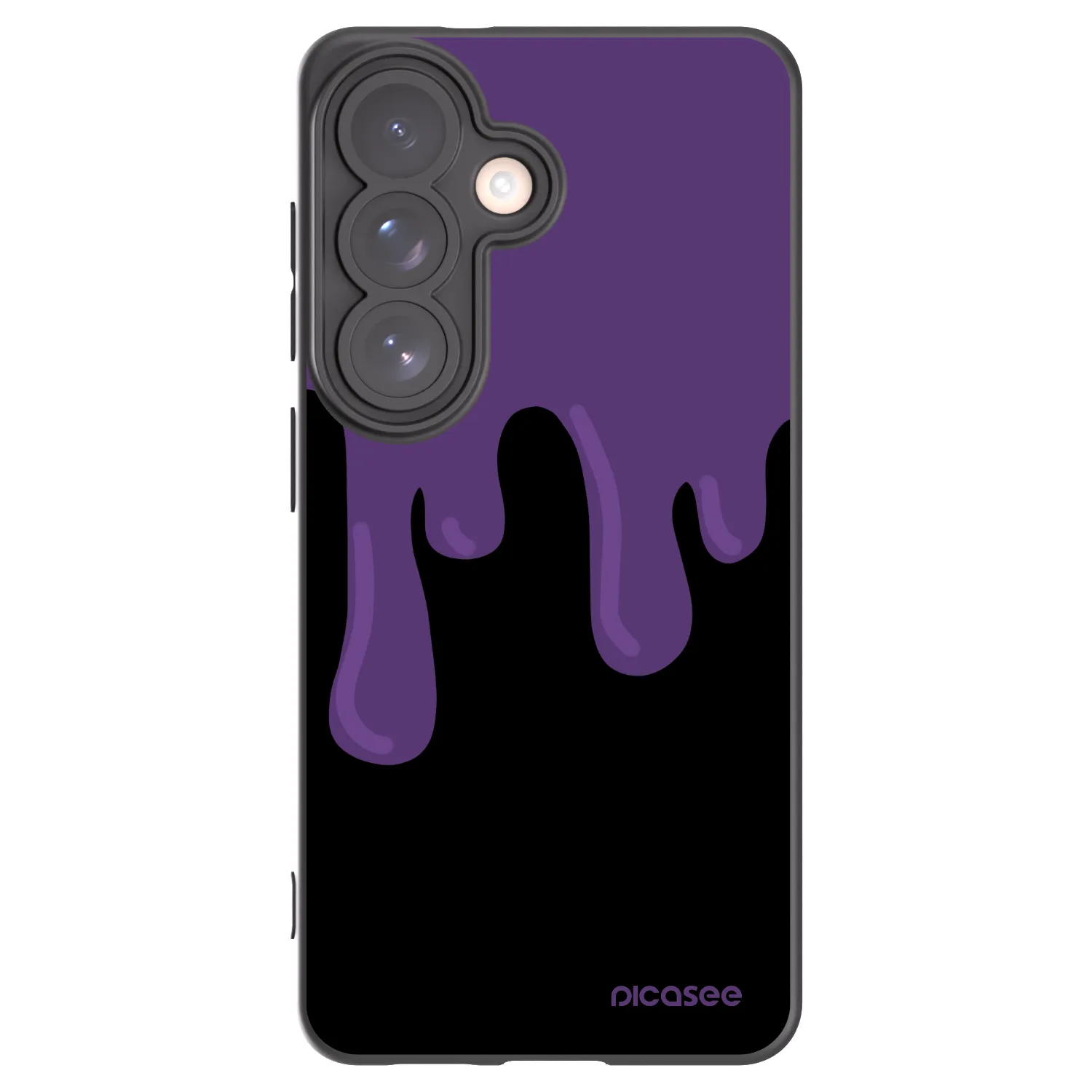 Picasee silikónový čierny obal pre Samsung Galaxy S26 - Purple spooky