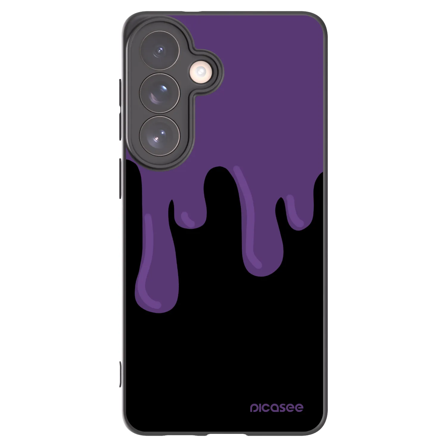 Picasee silikónový čierny obal pre Samsung Galaxy S26+ - Purple spooky