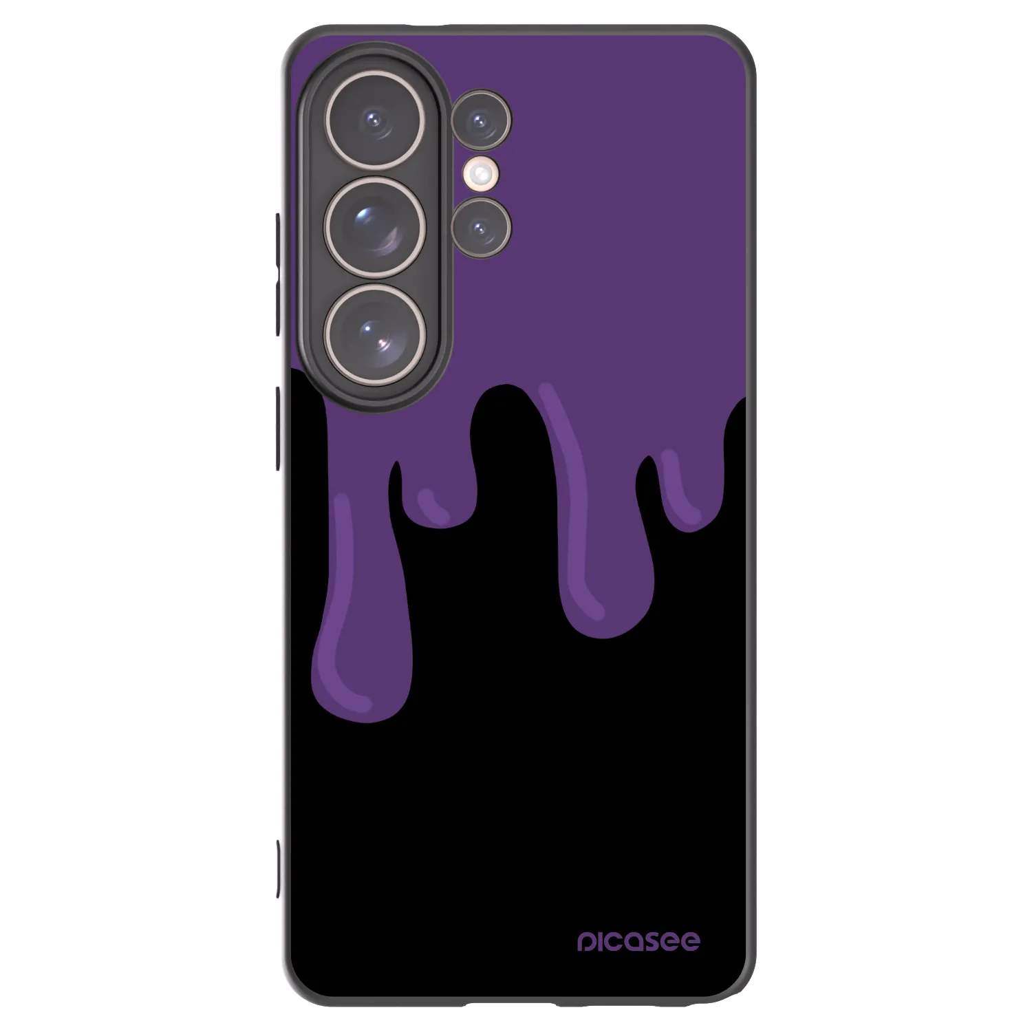Picasee silikónový čierny obal pre Samsung Galaxy S26 Ultra - Purple spooky