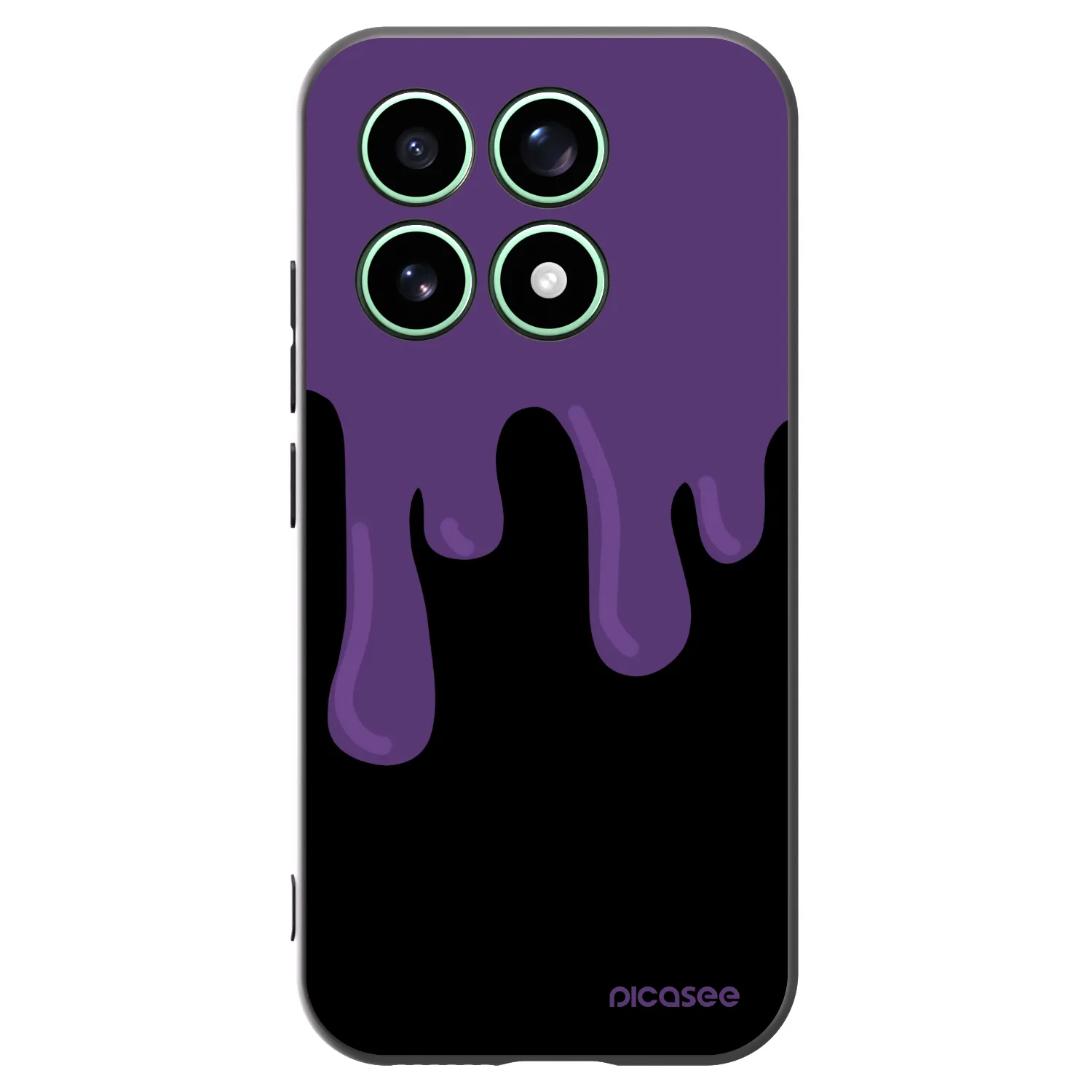 Picasee silikónový čierny obal pre Xiaomi 17 - Purple spooky