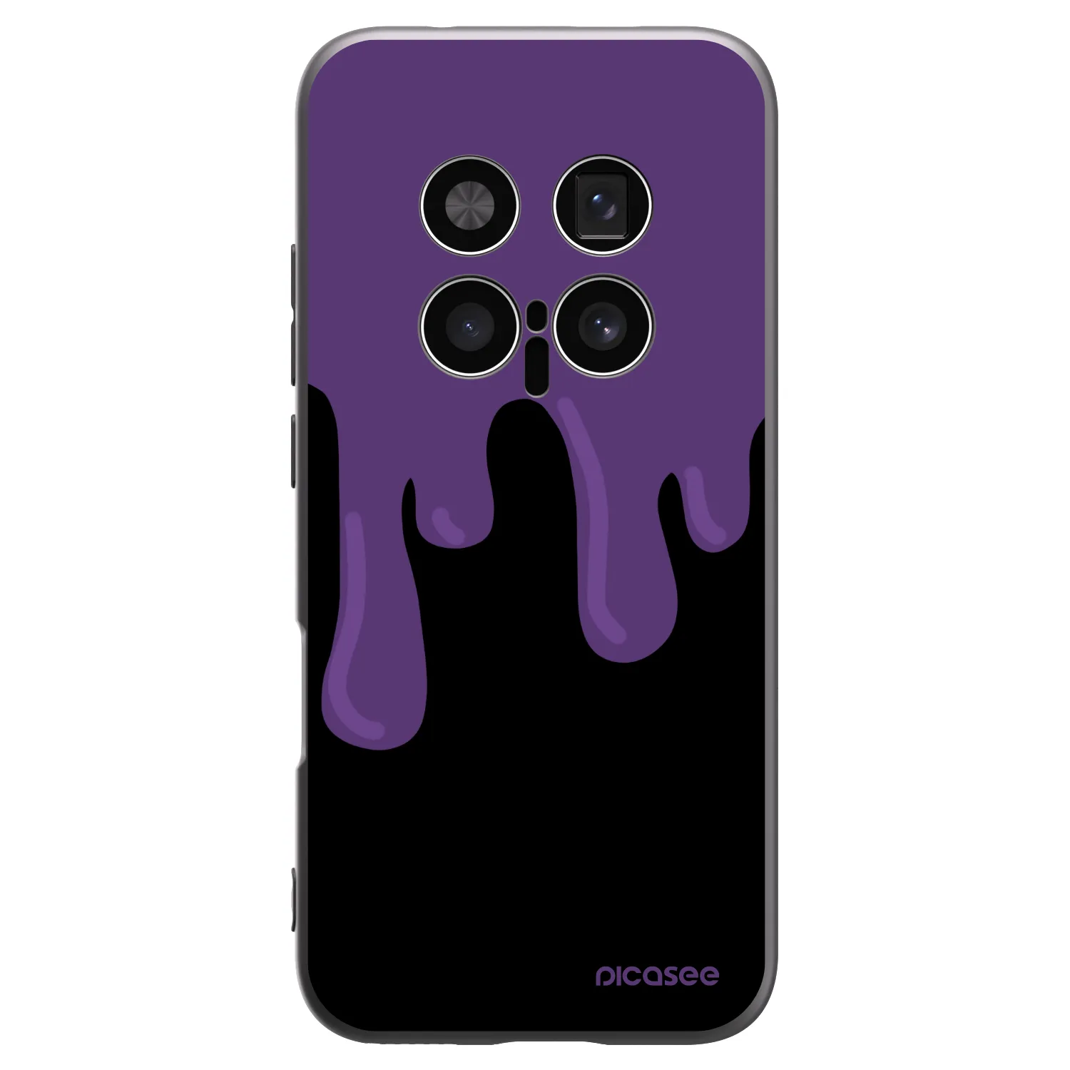 Picasee silikónový čierny obal pre Honor Magic8 Pro 5G - Purple spooky