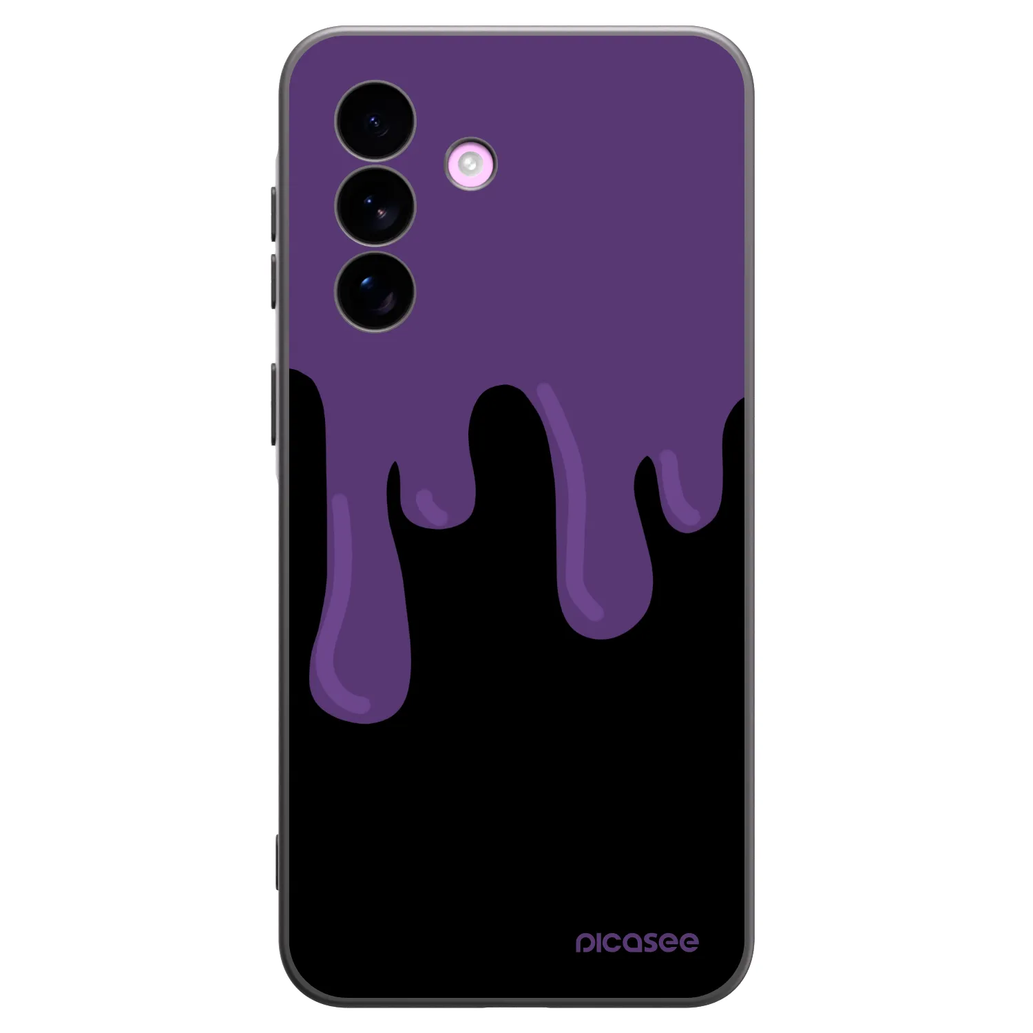 Picasee silikónový čierny obal pre Samsung Galaxy A57 5G - Purple spooky