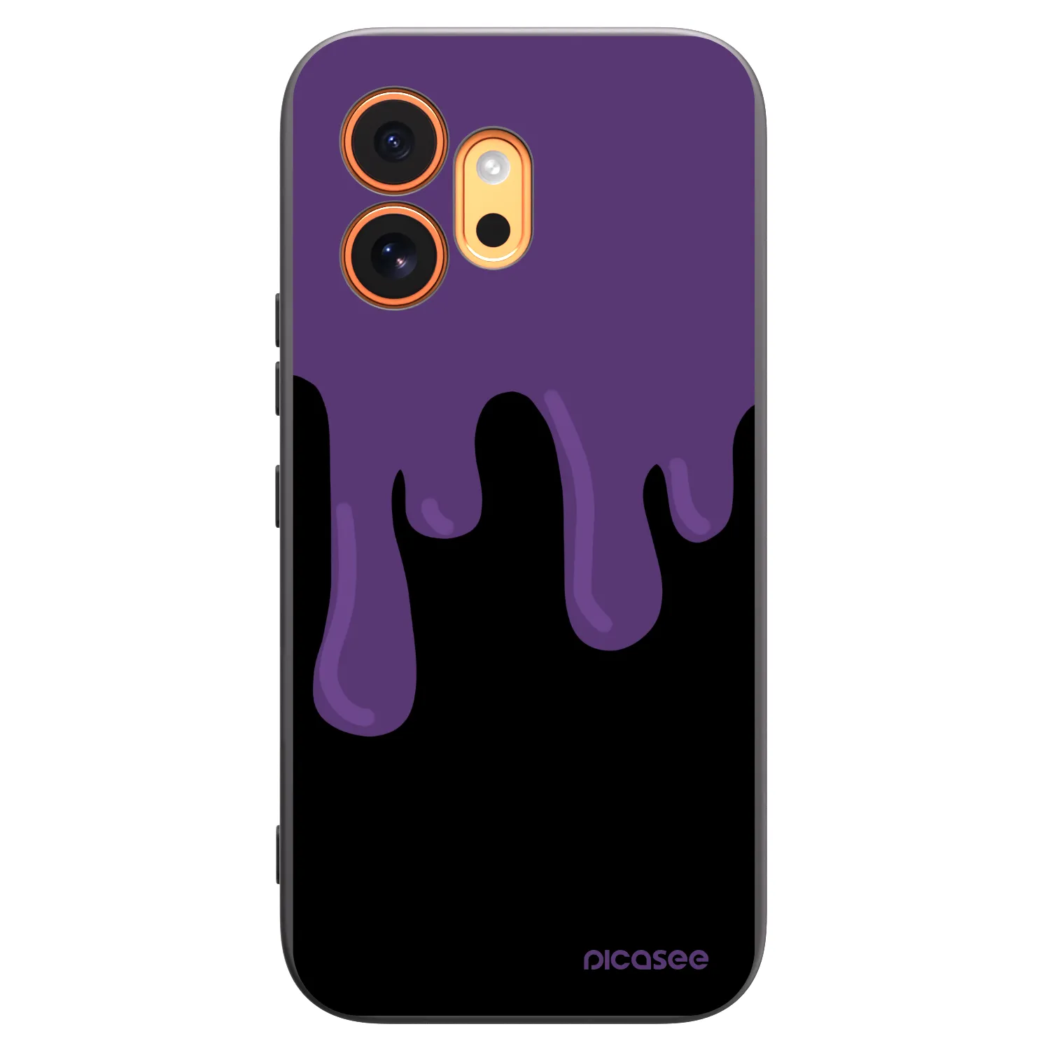 Picasee silikónový čierny obal pre Honor 600 - Purple spooky
