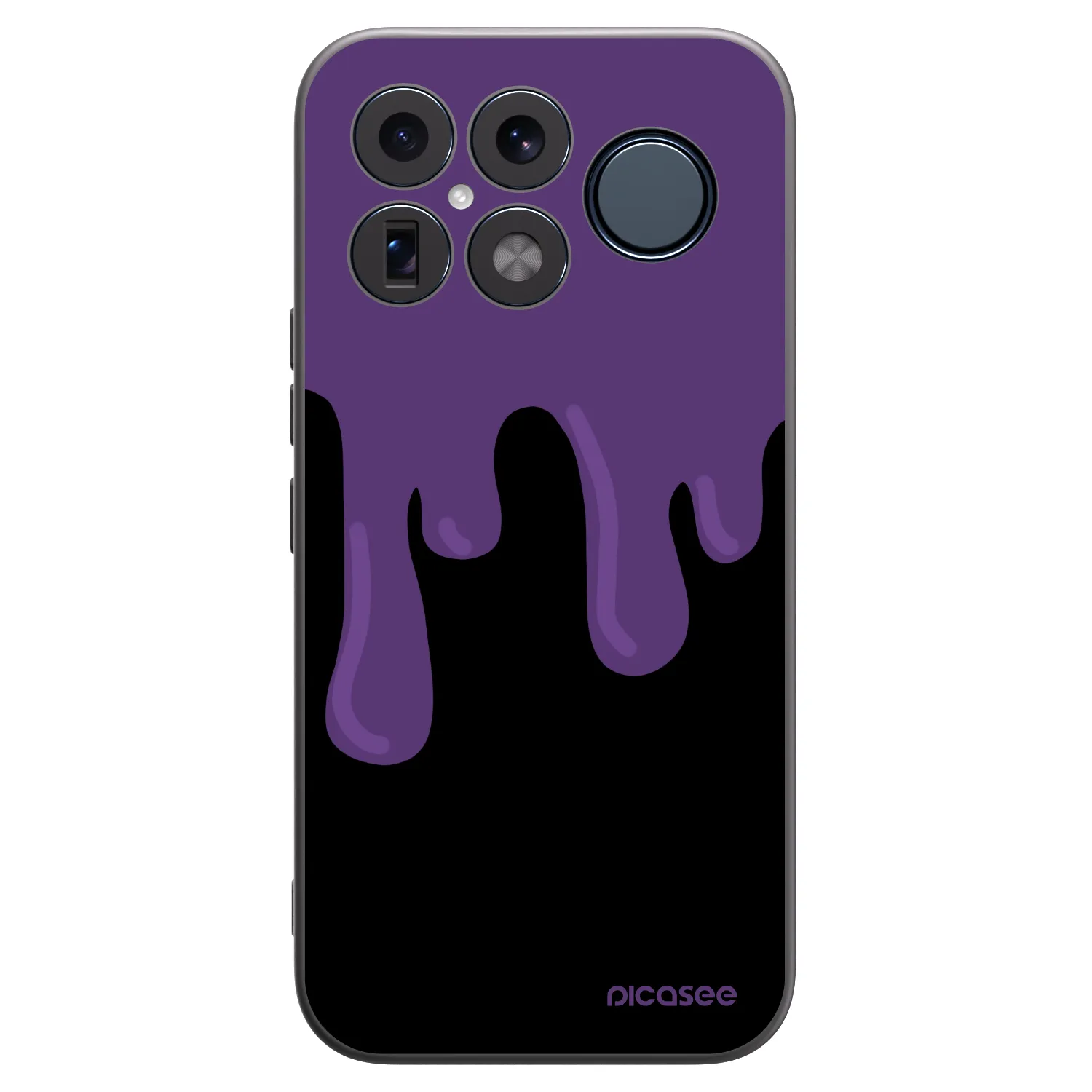 Picasee silikónový čierny obal pre Xiaomi Poco F8 Ultra - Purple spooky