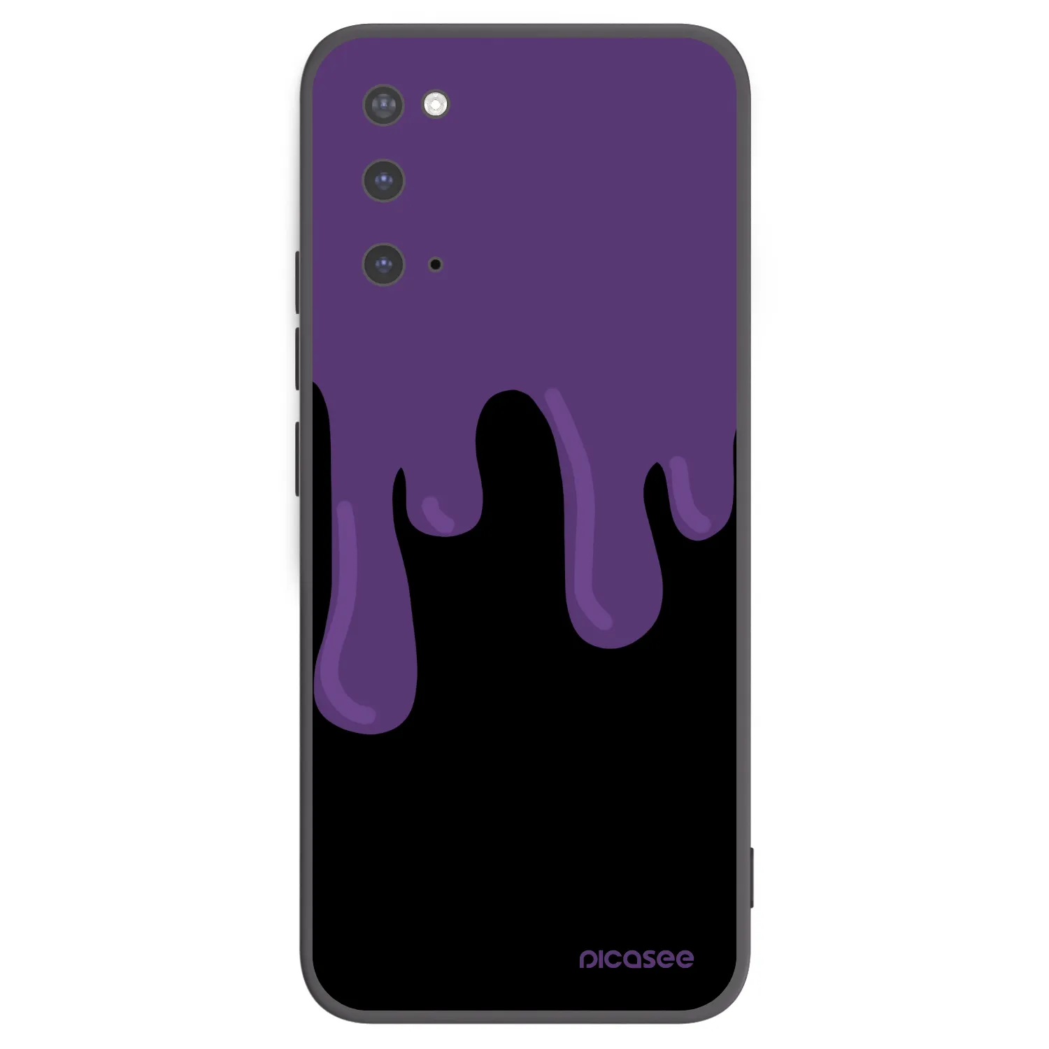 Picasee silikónový čierny obal pre Samsung Galaxy S20 G980F - Purple spooky