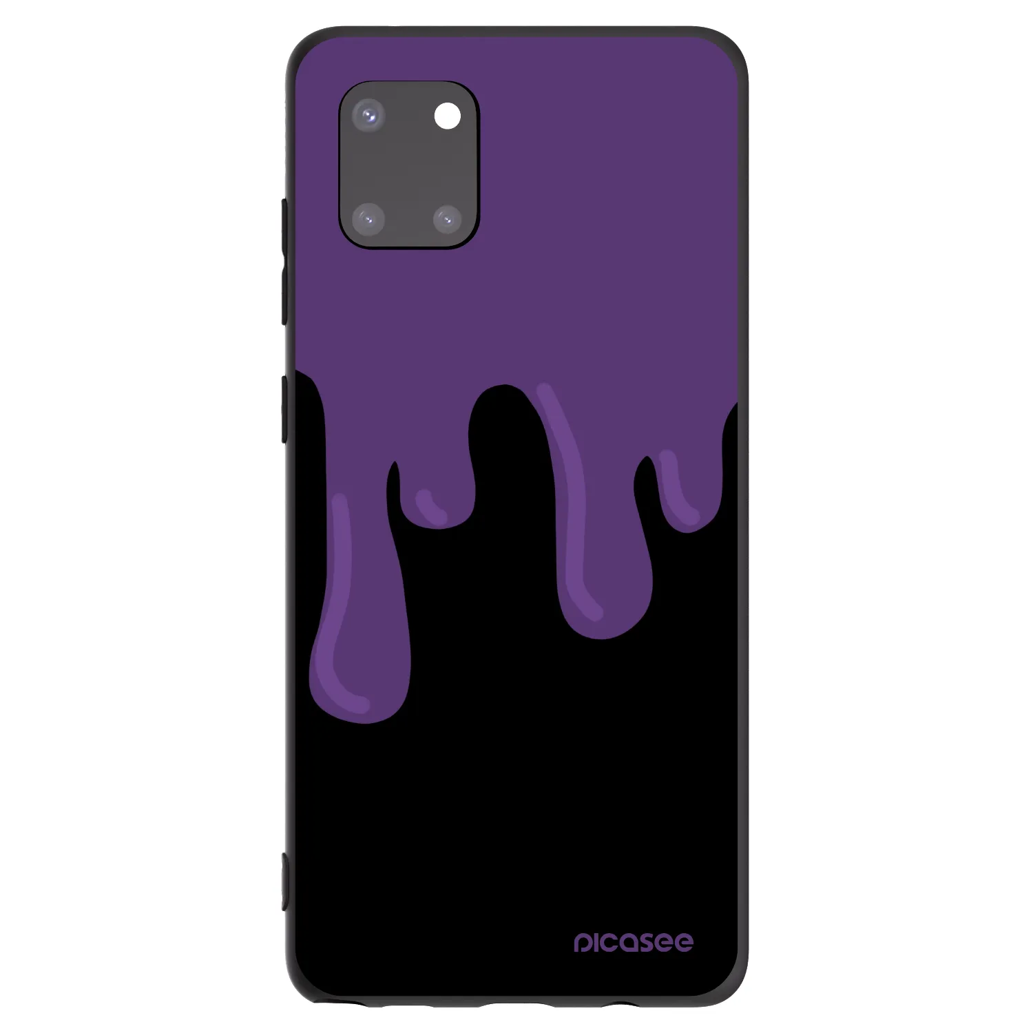 Picasee silikónový čierny obal pre Samsung Galaxy Note 10 Lite N770F - Purple spooky