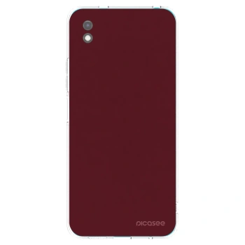 Picasee silikónový čierny obal pre Xiaomi Redmi 9A - Burgundy red