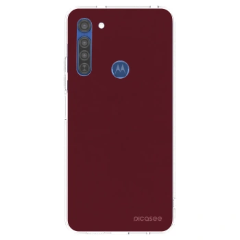 Obal pre Motorola Moto G8 - Burgundy red