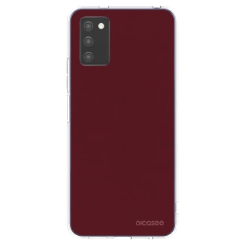 Obal pre Samsung Galaxy A02s A025G - Burgundy red