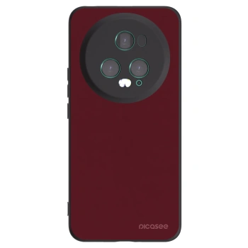 Picasee silikónový čierny obal pre Honor Magic5 Pro - Burgundy red
