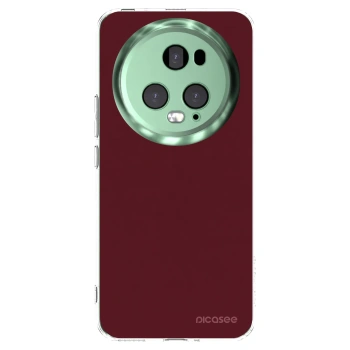 Picasee silikónový prehľadný obal pre Honor Magic5 Pro - Burgundy red