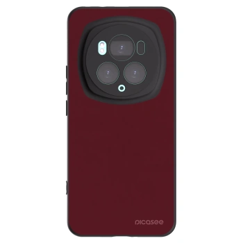 Picasee silikónový čierny obal pre Honor Magic6 Pro - Burgundy red
