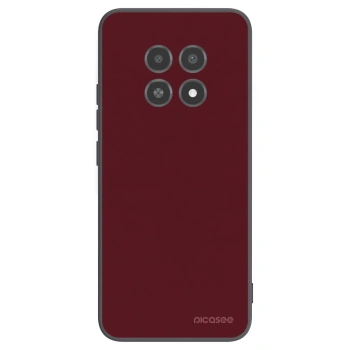 Picasee silikónový čierny obal pre Realme 12X - Burgundy red