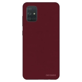 Obal pre Samsung Galaxy A71 A715F - Burgundy red