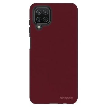 Obal pre Samsung Galaxy A12 A125F - Burgundy red