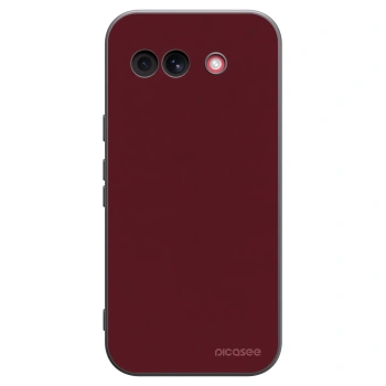 Picasee silikónový čierny obal pre Google Pixel 10a - Burgundy red