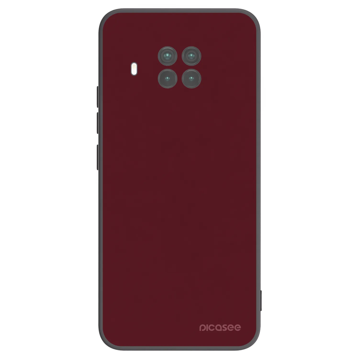 Picasee silikónový čierny obal pre Xiaomi Mi 10T Lite - Burgundy red