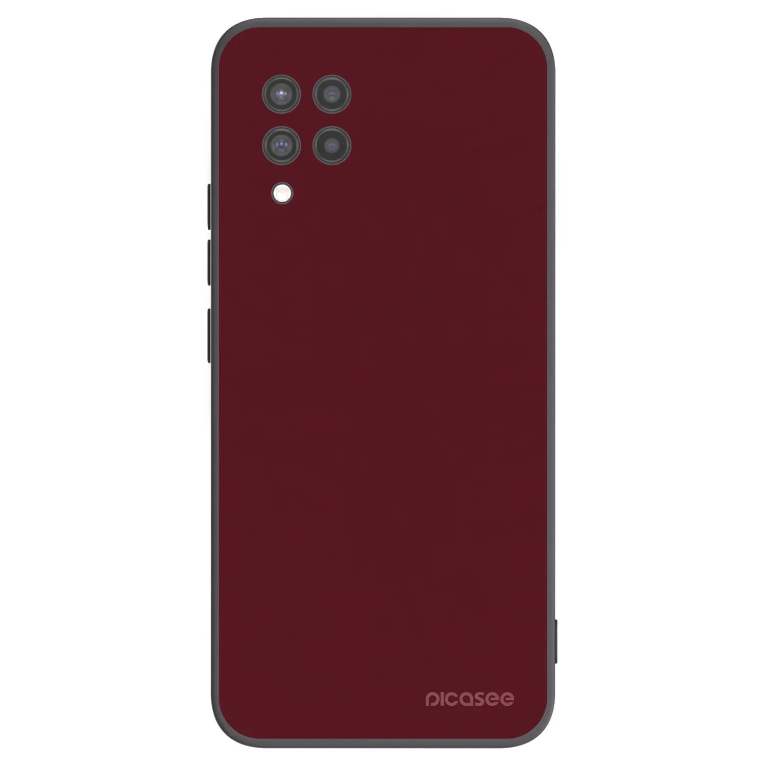 Picasee silikónový čierny obal pre Samsung Galaxy A42 A426B - Burgundy red