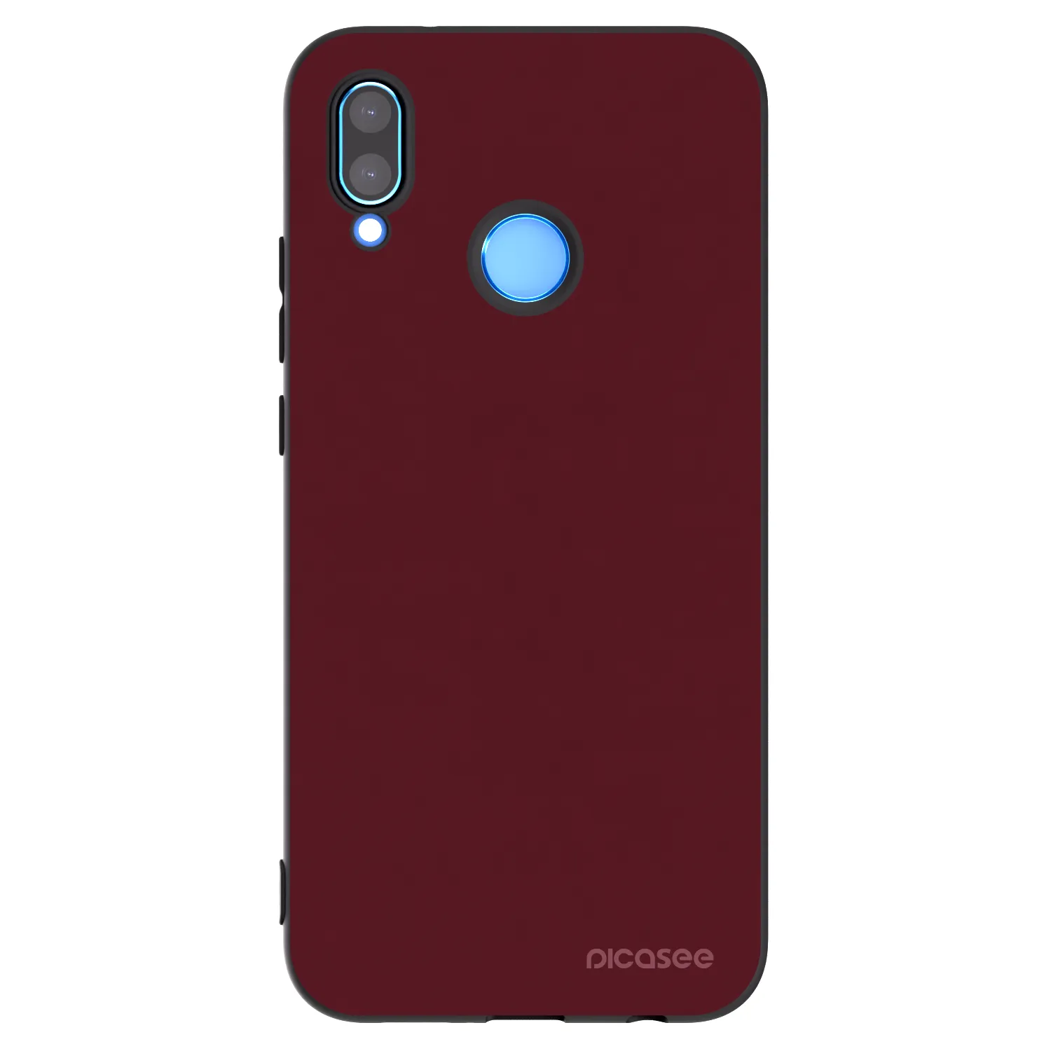 Picasee silikónový čierny obal pre Huawei P20 Lite - Burgundy red