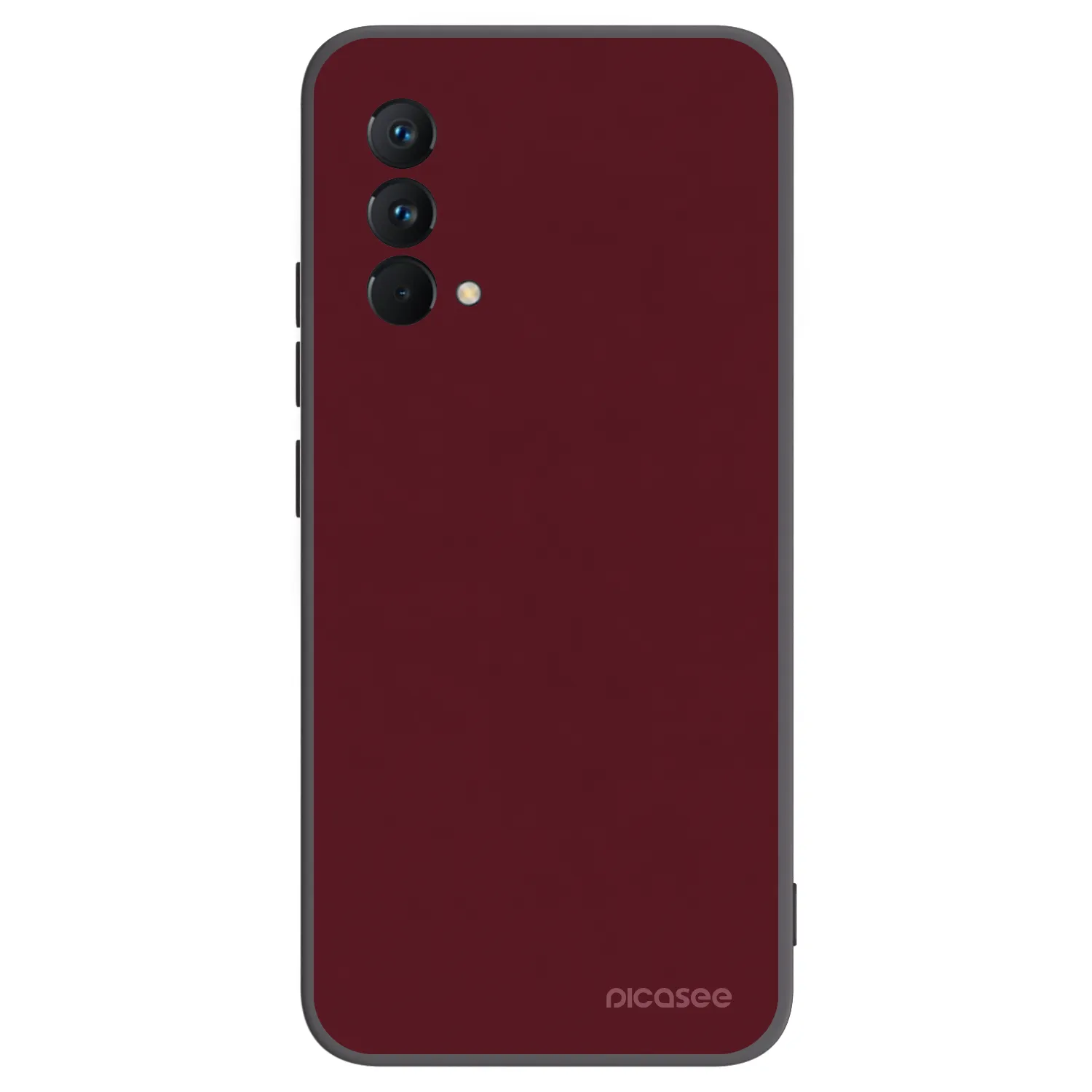 Picasee silikónový čierny obal pre Realme GT Master Edition 5G - Burgundy red