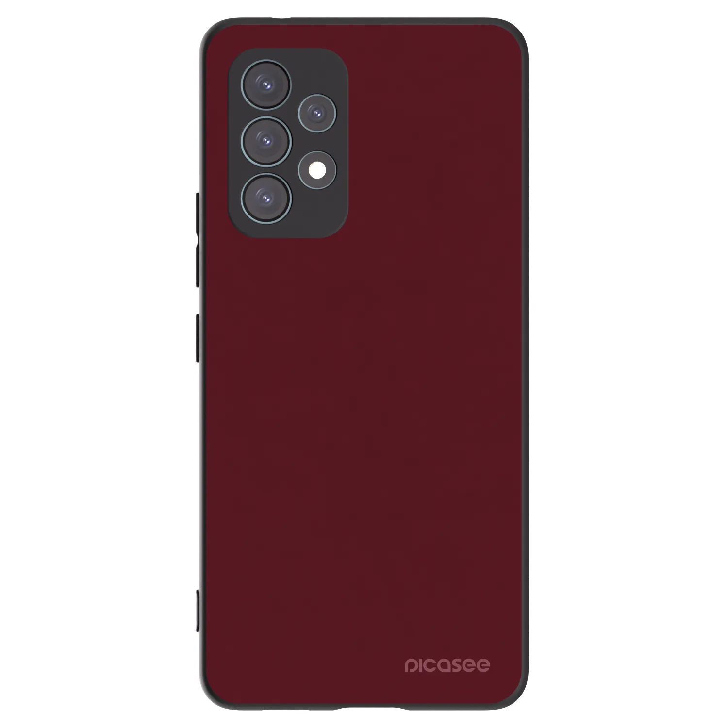 Picasee silikónový čierny obal pre Samsung Galaxy A53 5G A536 - Burgundy red