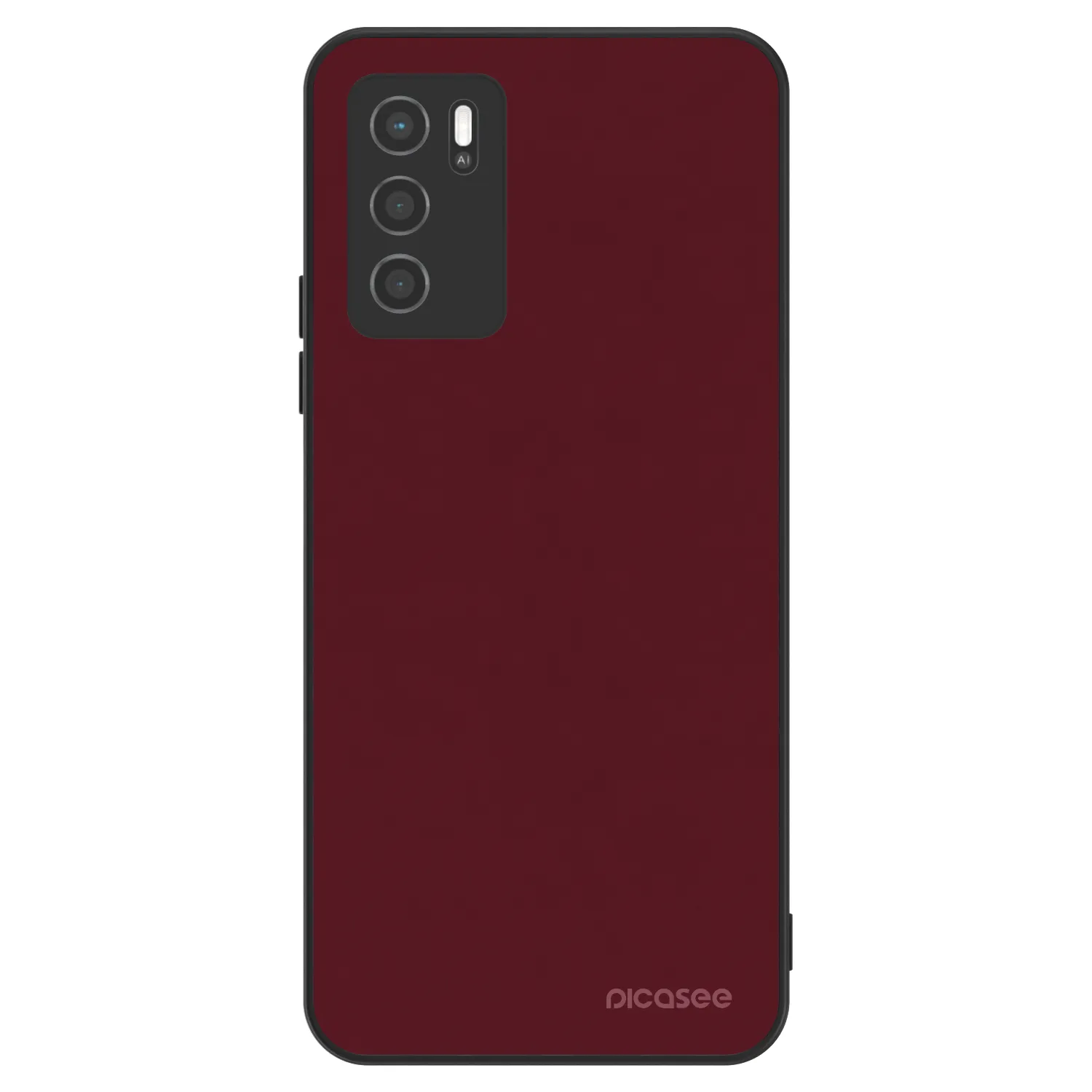 Picasee ULTIMATE CASE pro OPPO A16s - Burgundy red