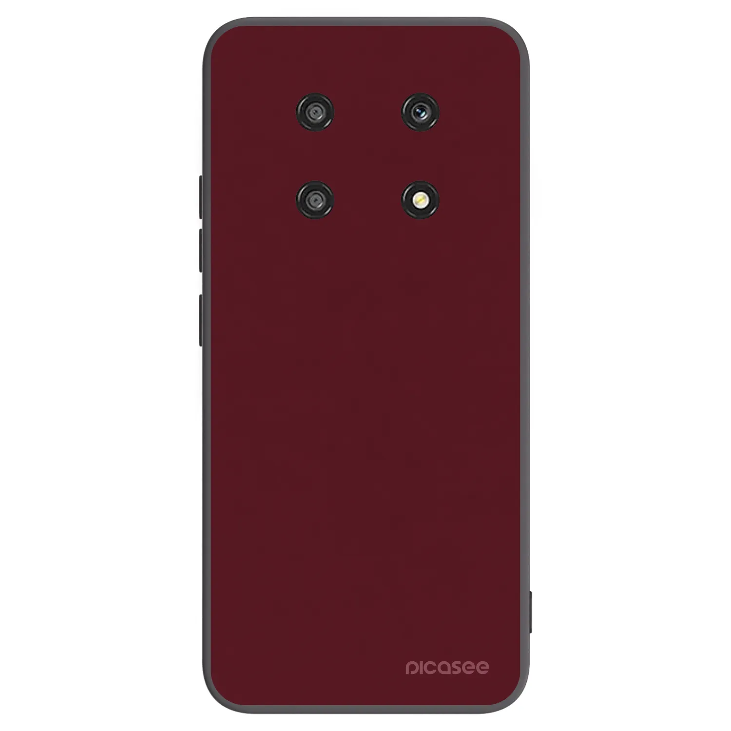 Picasee silikónový čierny obal pre Honor Magic4 Lite 5G - Burgundy red