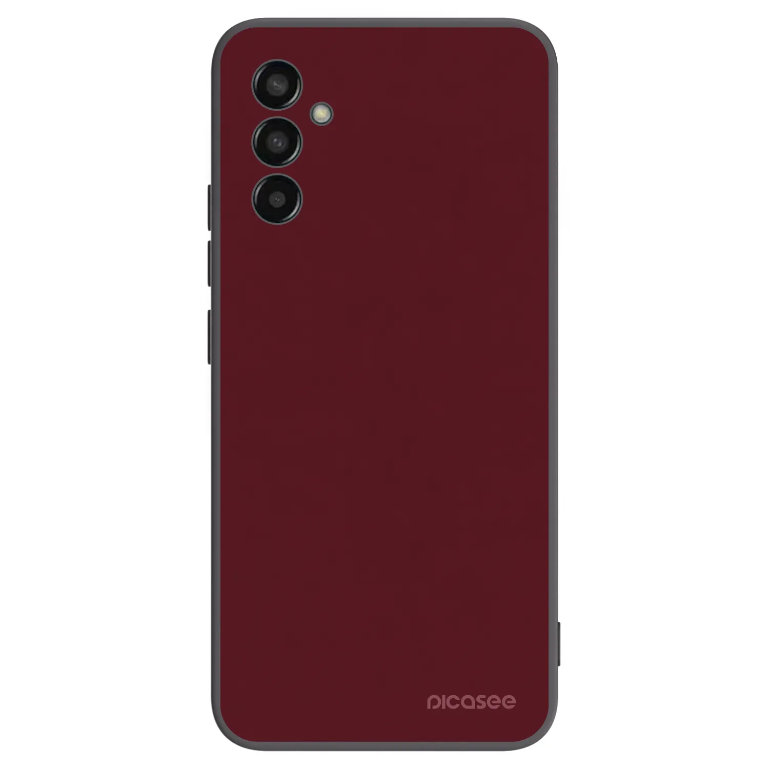 Picasee silikónový čierny obal pre Samsung Galaxy M13 M135F - Burgundy red