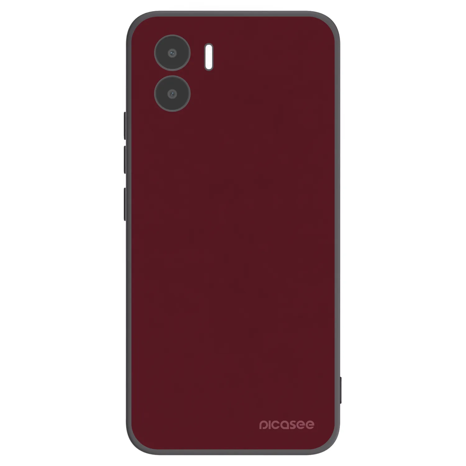 Picasee silikónový čierny obal pre Xiaomi Redmi A1 - Burgundy red
