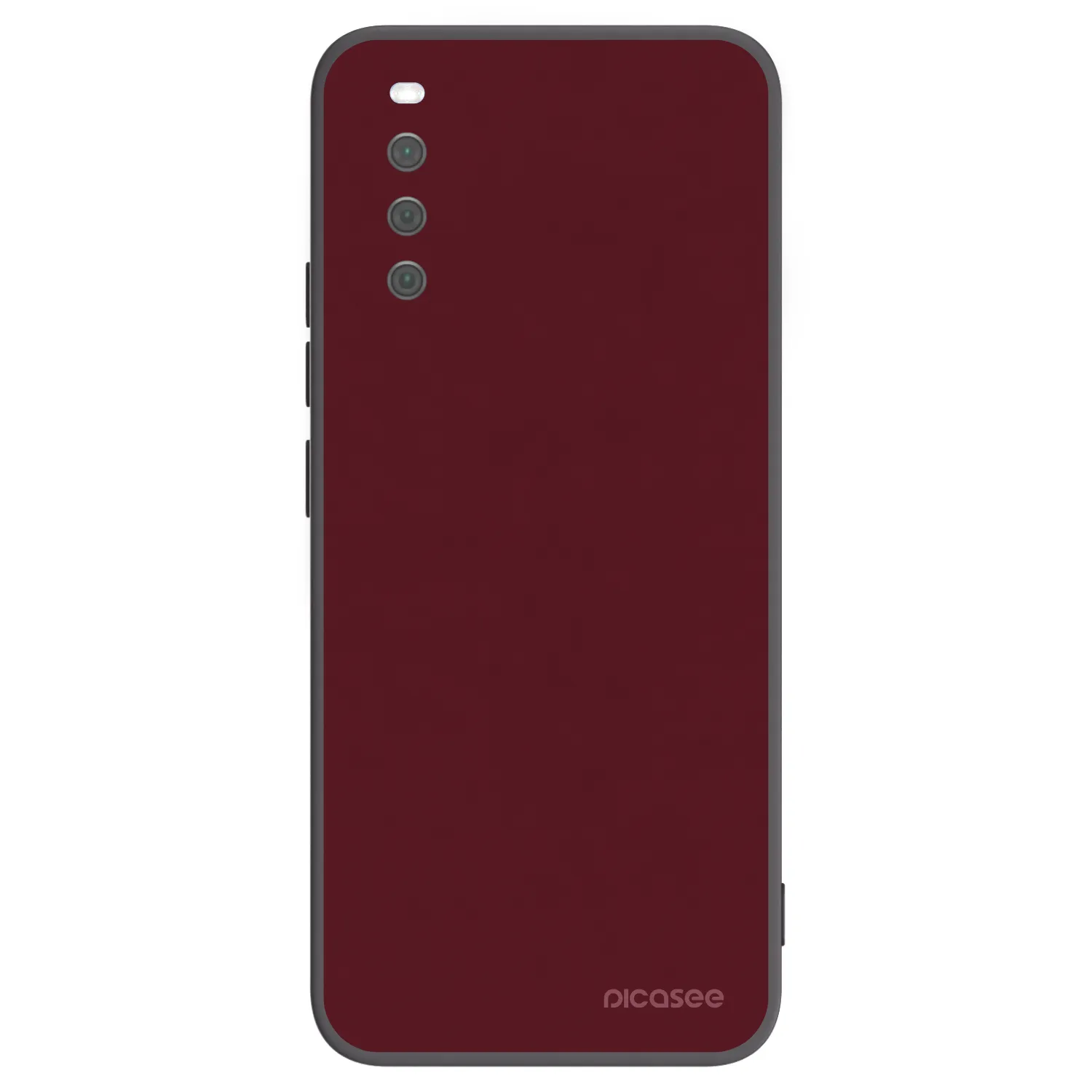 Picasee silikónový čierny obal pre Sony Xperia 10 III - Burgundy red
