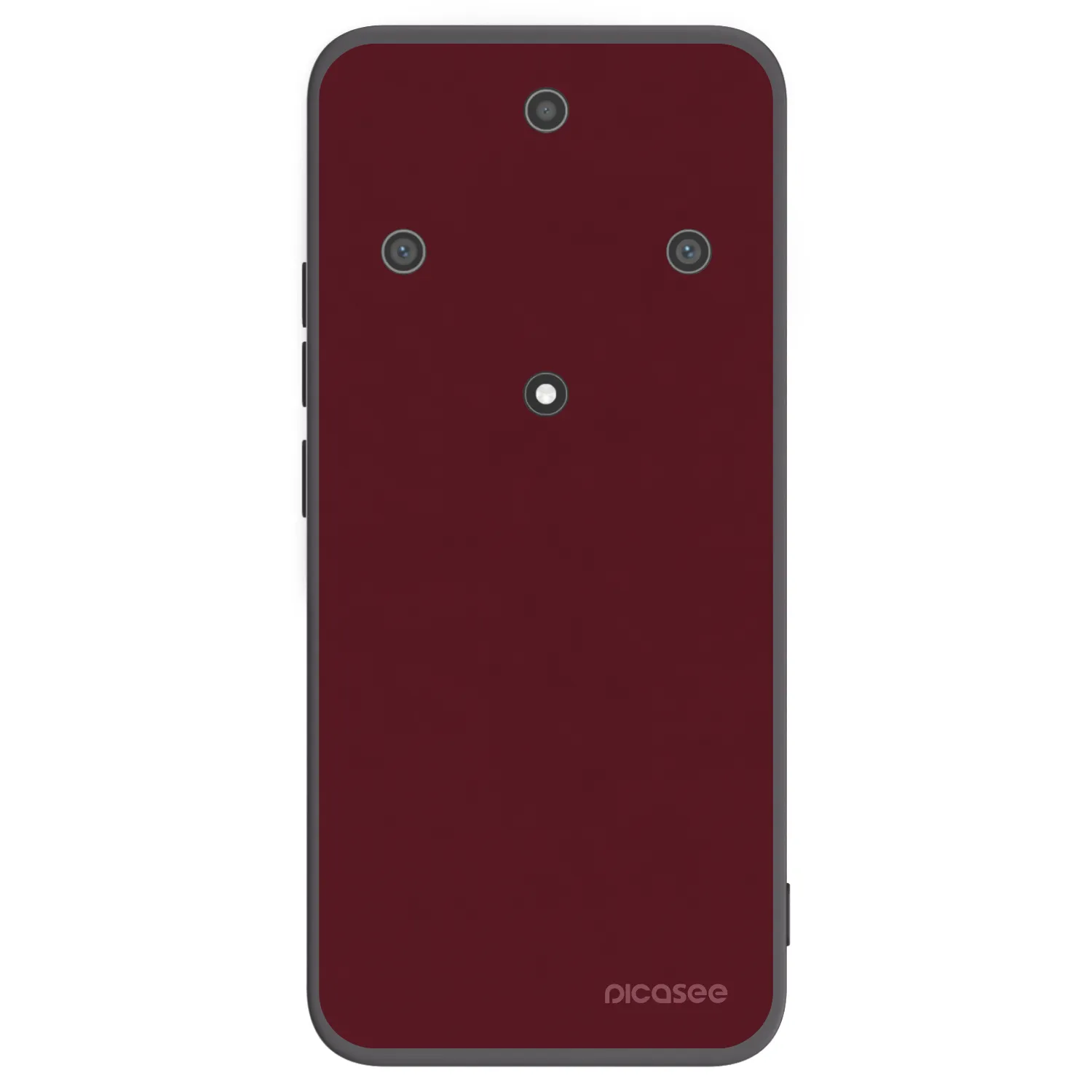 Picasee silikónový čierny obal pre Honor Magic5 Lite 5G - Burgundy red