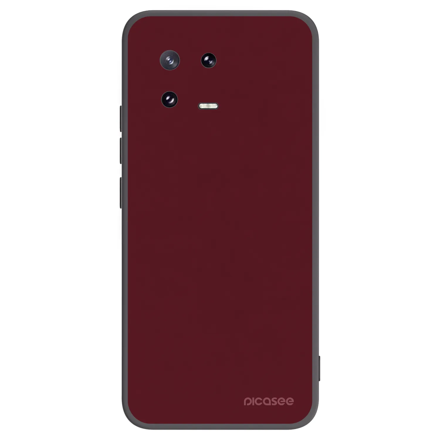 Picasee silikónový čierny obal pre Xiaomi 13 Pro - Burgundy red