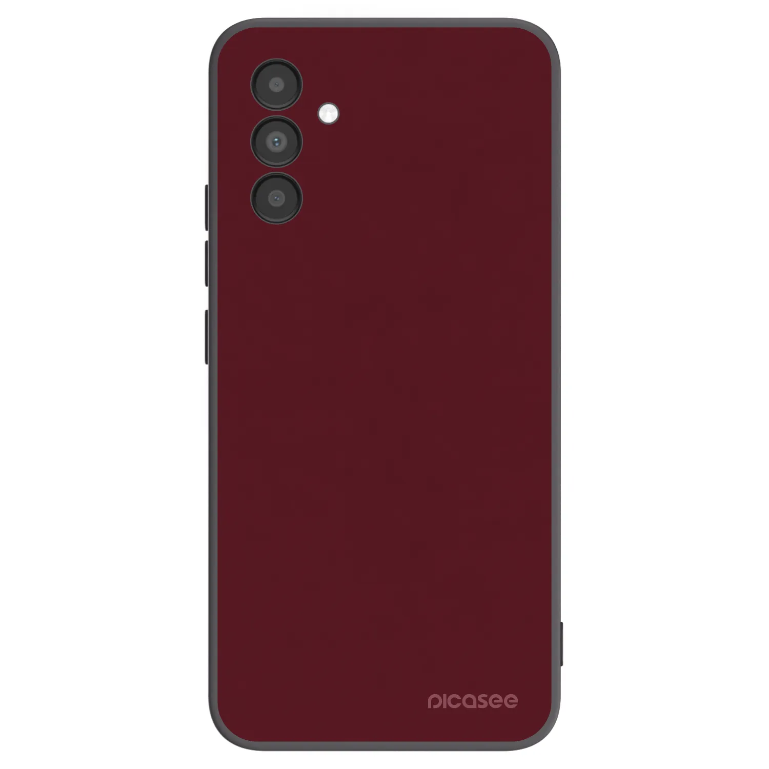 Picasee silikónový čierny obal pre Samsung Galaxy A04s A047F - Burgundy red