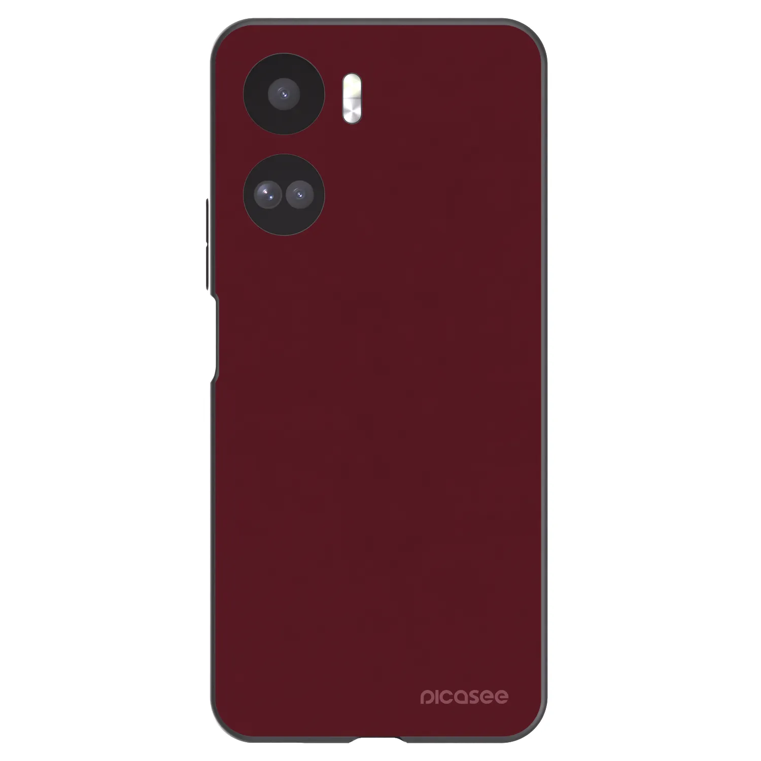 Picasee silikónový čierny obal pre Honor 90 Lite 5G - Burgundy red
