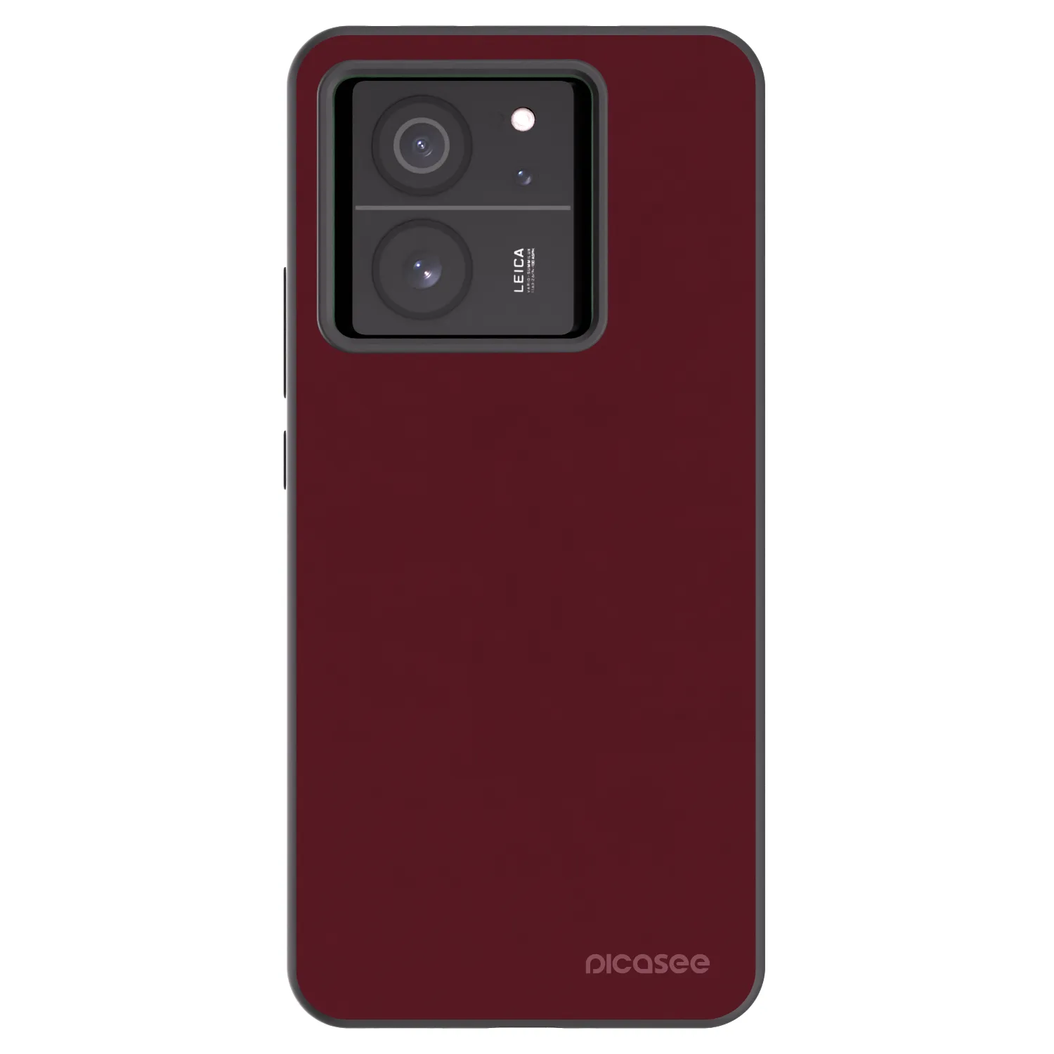 Picasee silikónový čierny obal pre Xiaomi 13T Pro - Burgundy red