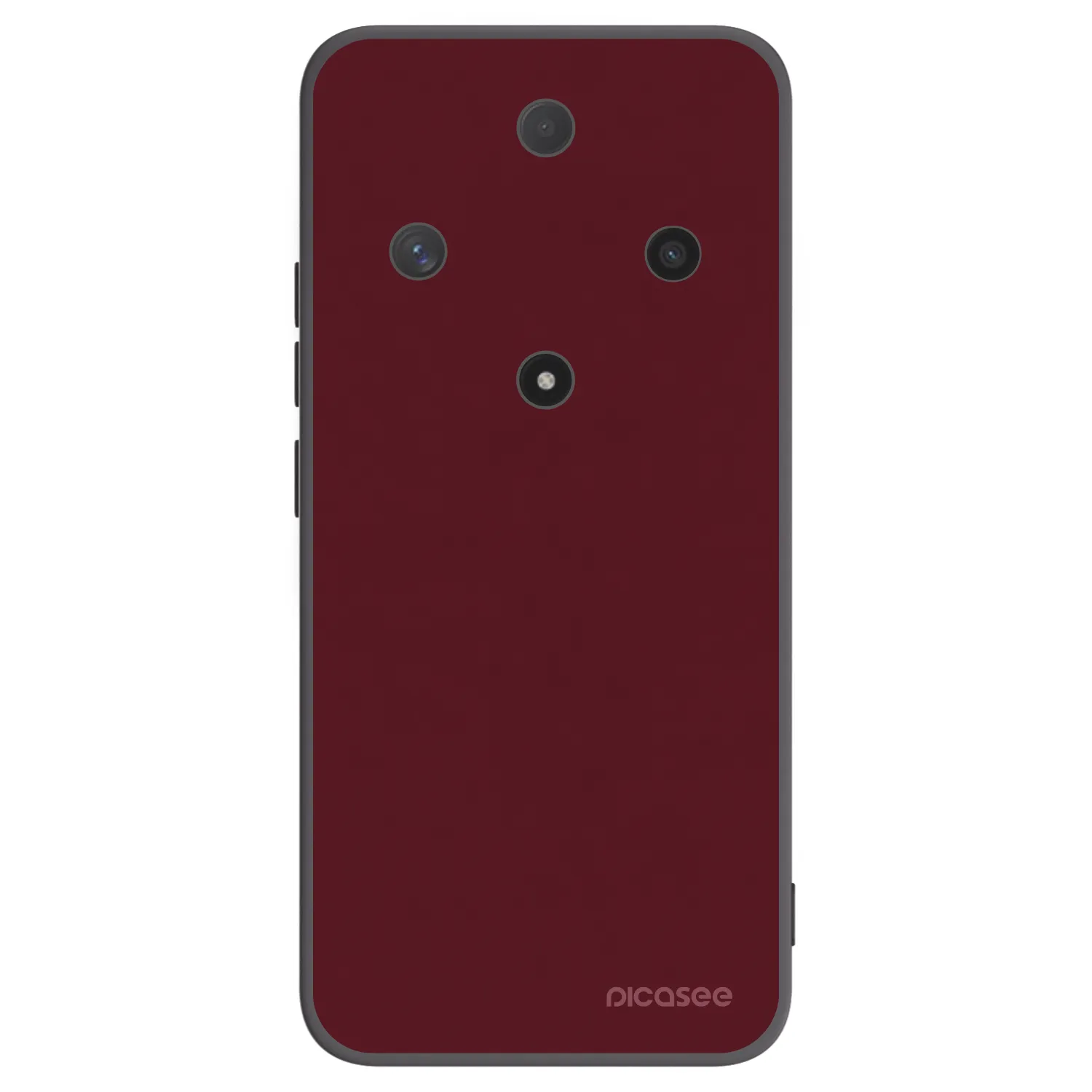 Picasee silikónový čierny obal pre Honor Magic6 Lite 5G - Burgundy red