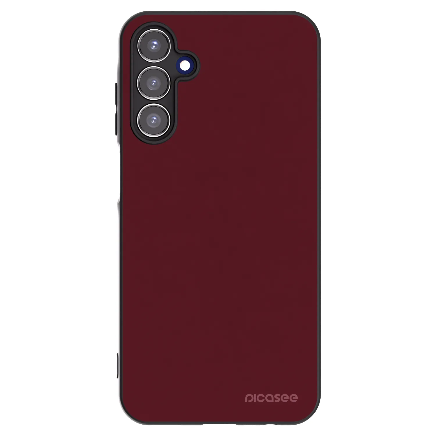 Picasee silikónový čierny obal pre Samsung Galaxy A15 A156B 5G - Burgundy red