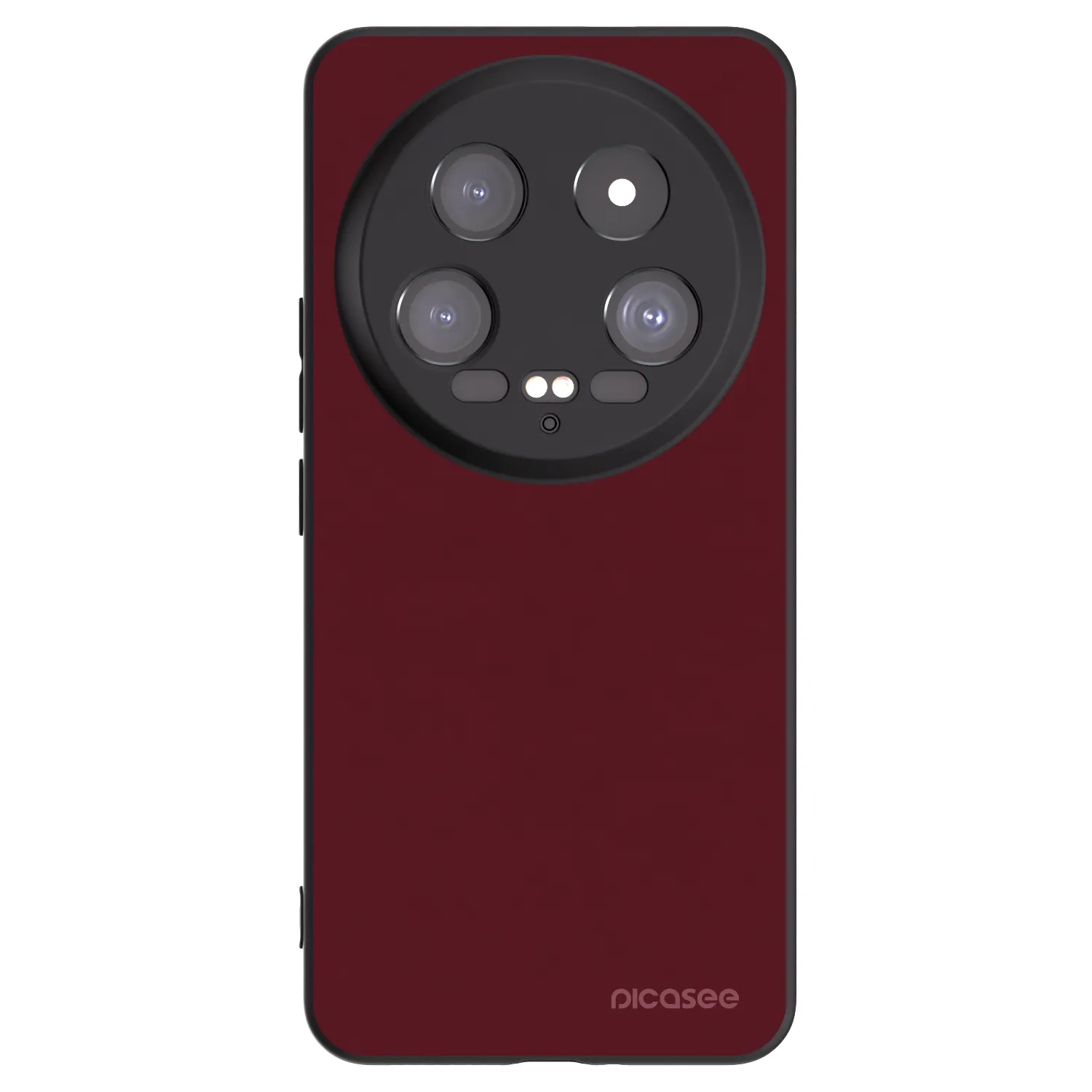Picasee silikónový čierny obal pre Xiaomi 14 Ultra - Burgundy red