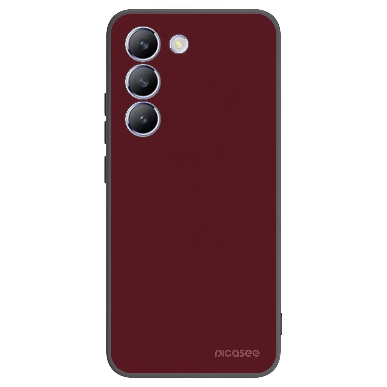 Picasee silikónový čierny obal pre Vivo V40 SE 5G - Burgundy red