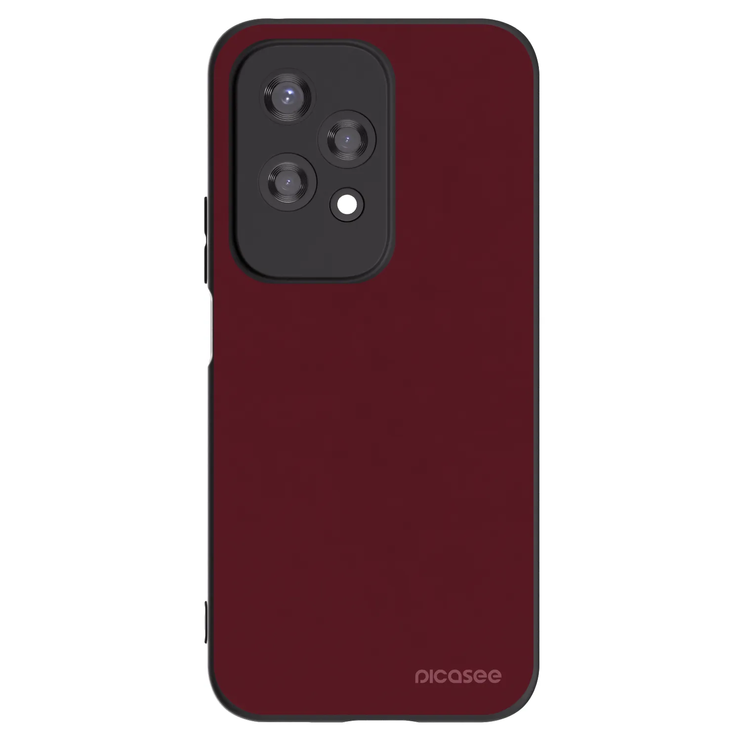 Picasee silikónový čierny obal pre Honor 200 Lite - Burgundy red