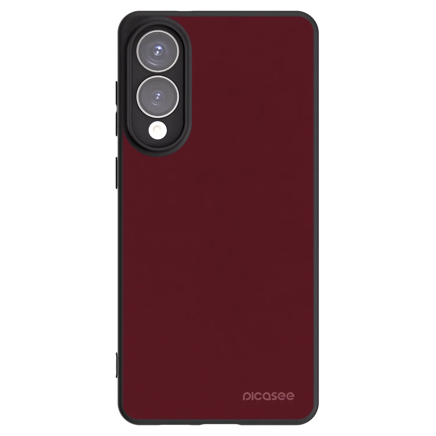 Picasee silikónový čierny obal pre Samsung Galaxy S25 Edge 5G - Burgundy red