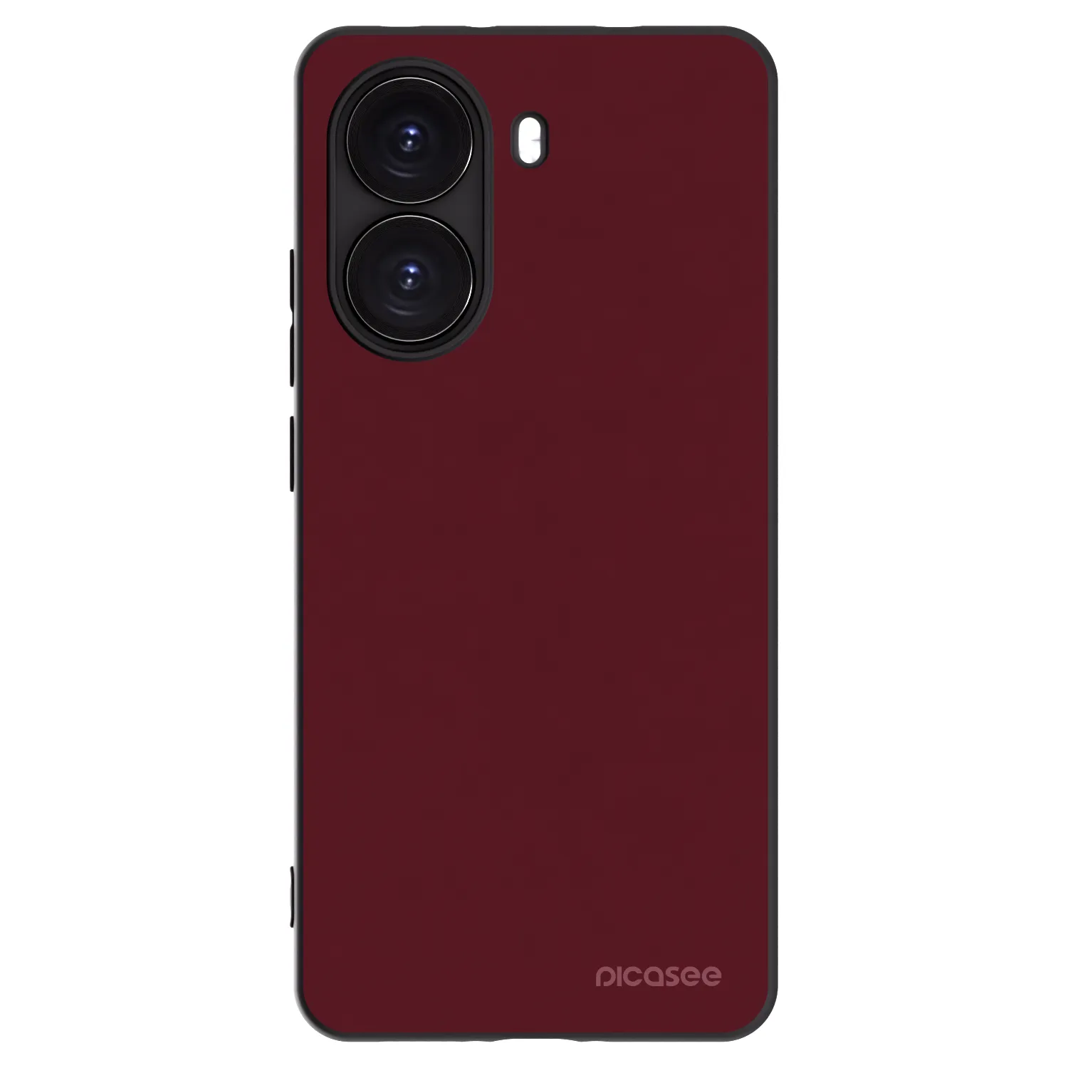 Picasee silikónový čierny obal pre Xiaomi Poco X7 Pro 5G - Burgundy red