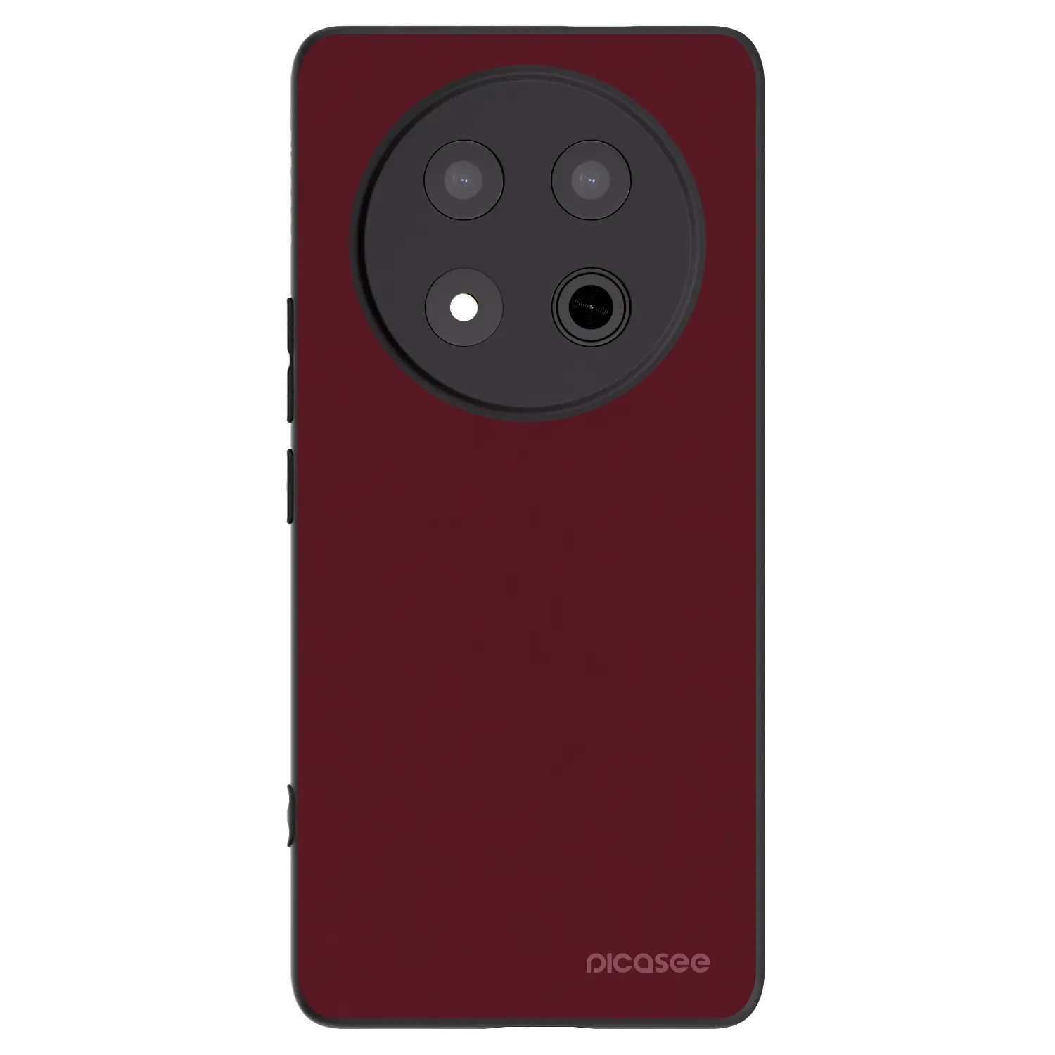 Picasee silikónový čierny obal pre Honor Magic7 Lite 5G - Burgundy red