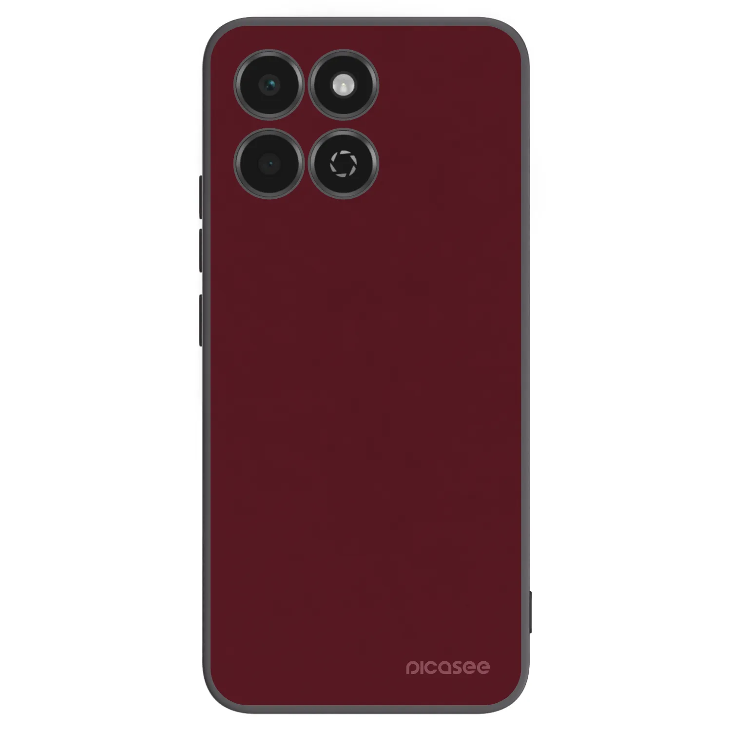 Picasee silikónový čierny obal pre Honor 200 Smart 5G - Burgundy red