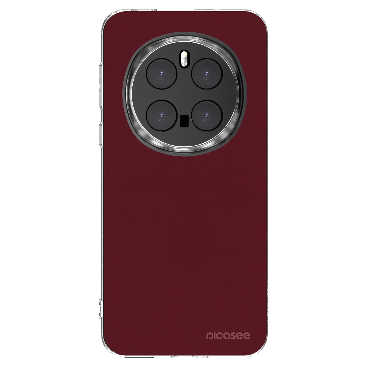Picasee silikónový prehľadný obal pre Honor Magic7 Pro 5G - Burgundy red