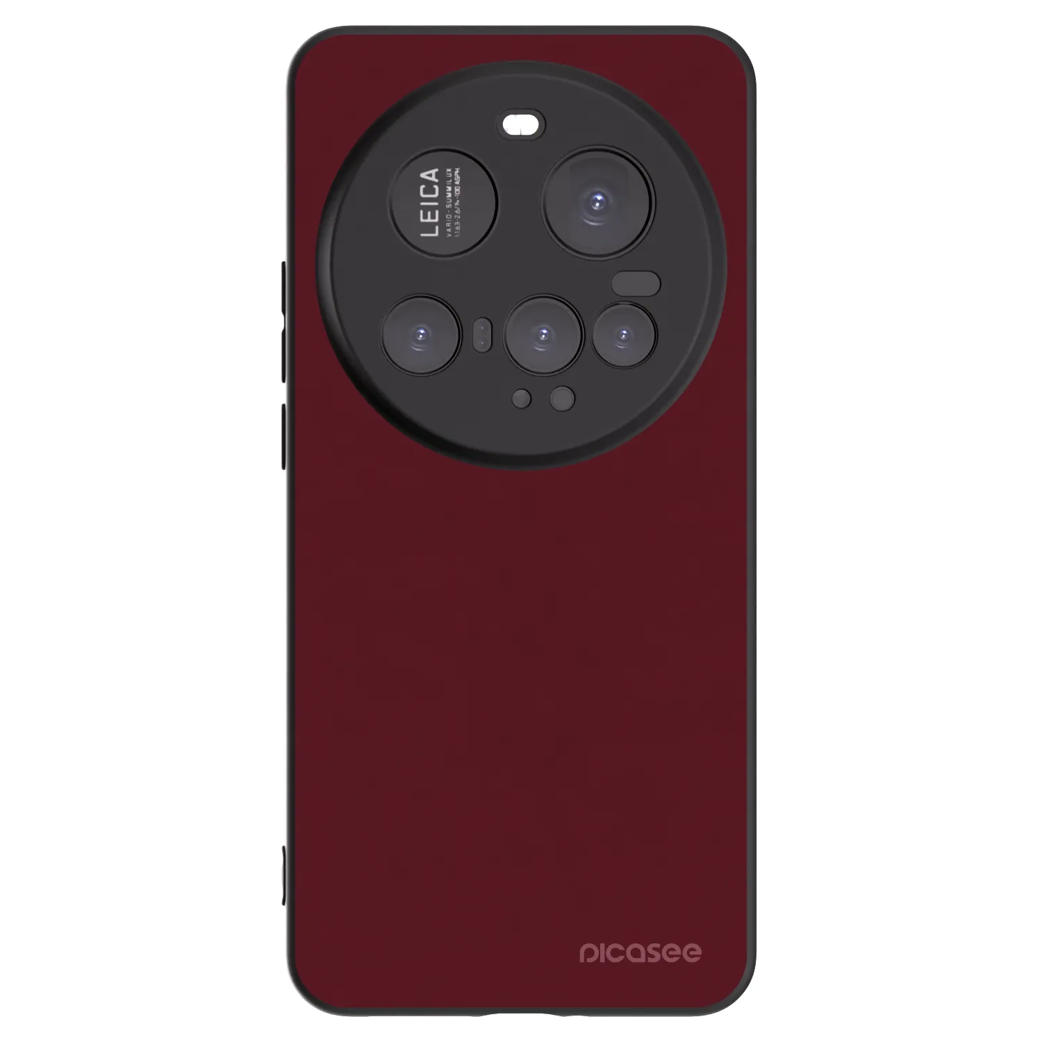 Picasee silikónový čierny obal pre Xiaomi 15 Ultra - Burgundy red